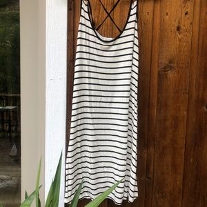 Black & White Striped Dress